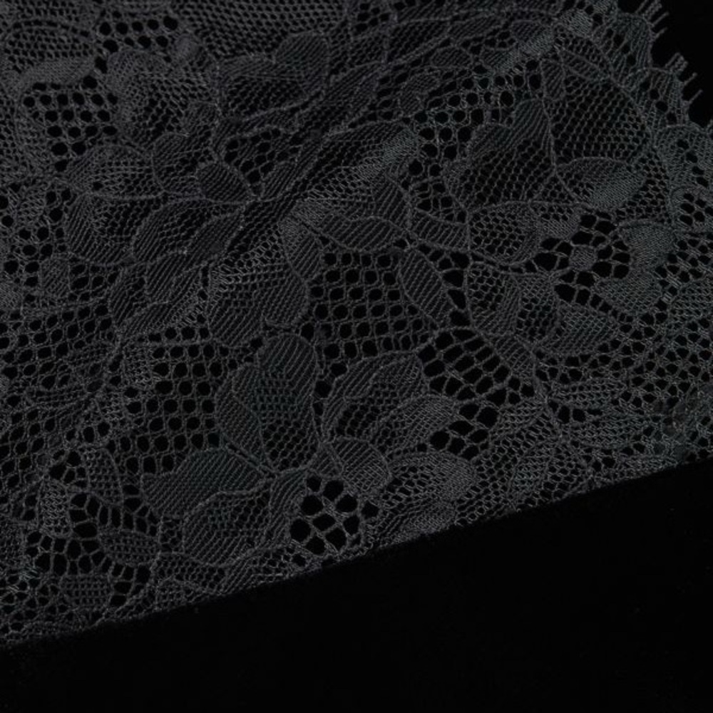 Cami NYC Black Velvet Lace Cami - Picture 4 of 4